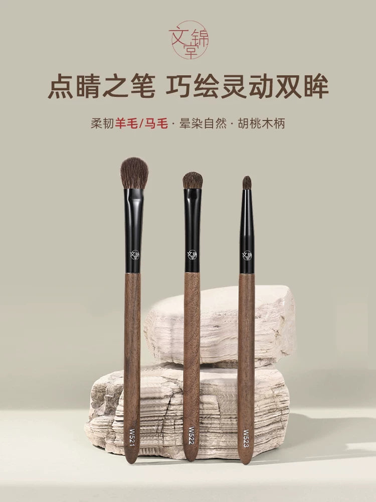 WJTT 3-6 Pcs Eye Makeup Brush Set for Eyeshadow, Blending, and Highlighting