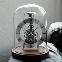 Black Walnut Solid Wood Alarm Clock with Night Light