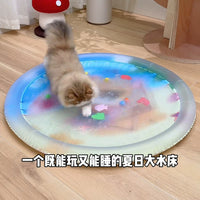 Pet Cooling Water Mat for Cats and Dogs - Tear-Resistant Summer Sleep Pad