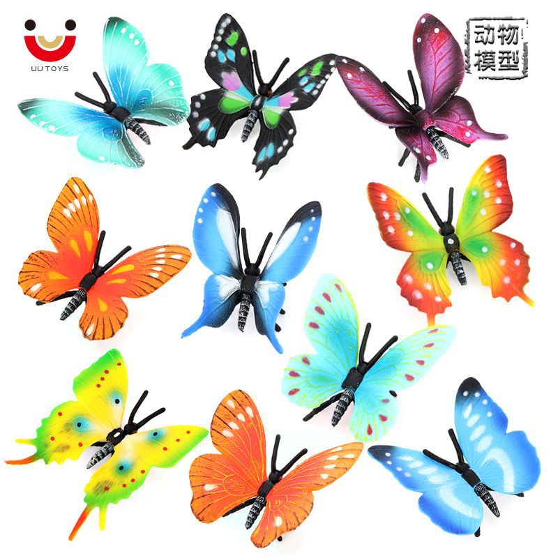 Realistic Insect and Butterfly Figurines for Educational Play and Dioramas