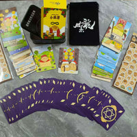 Original Illustrated Tarot and MBTI Card Decks with Black Core Paper