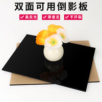 Black Acrylic Sheet Translucent Plexiglass for Aquariums & Backgrounds