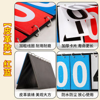 Portable Scoreboard for Billiards, Football, Badminton, Basketball, Table Tennis - 4-Digit Flip Scorer