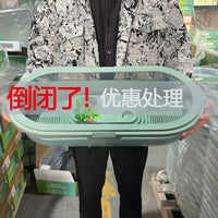 Turtle Habitat Tank with Basking Platform, Anti-Escape Design, and Filtration System for Small Household Use