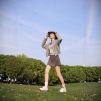 Women's 100% Nylon Sun Protection Jacket Lightweight Loose Fit Ice-Feel Short Outdoor Coat