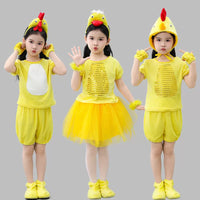 Kids' Yellow Chick Duck Performance Costume for Dance & Stage
