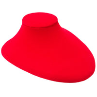 Velvet/Leatherette Necklace Display Bust Stand for Jewelry Exhibition
