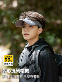 Woodpecker Men's UV Protection Sun Visor Hat for Outdoor Sports Fishing Cycling