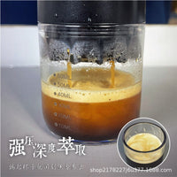 Portable Manual Espresso Maker for Home & Travel, Hand Press Coffee Machine for Concentrated Espresso & Capsules