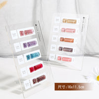 Japanese Style 5-Color Acrylic Nail Art Display Board with Tips