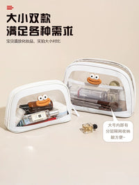 Transparent Cosmetic Bag Waterproof Large Capacity Portable Travel Makeup Organizer