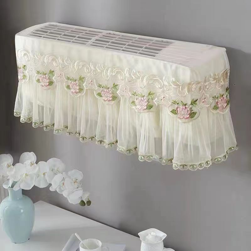 Air Conditioner Dust Cover for Wall-Mounted Units, Full Coverage, No Removal Needed for Operation, Anti-Direct Blowing