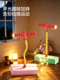 Kids' Pogo Stick Jumping Toy with Sound for Height Growth & Balance Training