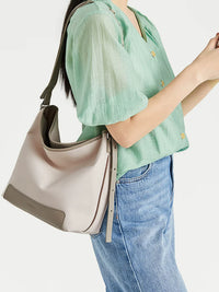 Women's Oxford Cloth Crossbody Bag Multi-layer Phone Purse Nylon Fashion Shoulder Bag