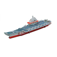 3D Puzzle Aircraft Carrier Destroyer Ship Model DIY Educational Toy for Kids