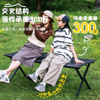Portable Camping Picnic Table and Chair Set with Storage Bag