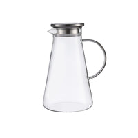 High Borosilicate Glass Pitcher Set with Cups, Heat-Resistant Cold Water Kettle for Home Use