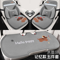 Cartoon Gel Car Seat Cushion and Lumbar Support for Office and Home