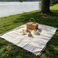 Waterproof Picnic Blanket Outdoor Camping Mat Moisture-Proof Thickened Fabric Ground Cover