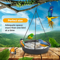 Creative Hanging Bird Bath Feeder for Outdoor Garden Decoration