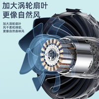 Portable Bladeless Neck Fan, USB Rechargeable Mini Personal Fan for Outdoor & Students