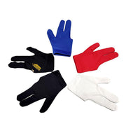 Billiard Three-Finger Gloves for Pool and Snooker, Non-Slip Breathable Cue Sport Gloves