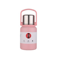 316 Stainless Steel Insulated Water Bottle with Handle, Large Capacity Portable Flask for Outdoor Sports and Hiking
