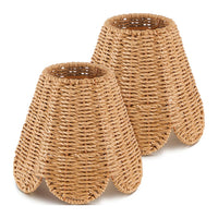 Handwoven Paper Rope Lampshade for Pendant, Wall, Table, and Floor Lamps