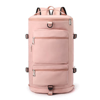 Unisex Large Capacity Travel Duffel Bag with Wet/Dry Separation and Shoulder Straps