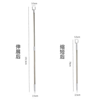 Retractable Stainless Steel Clothes Drying Pole with Hook for Reaching and Hanging Clothes