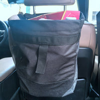 Car Trash Can 600D Oxford Cloth Waterproof Hanging Vehicle Waste Bin
