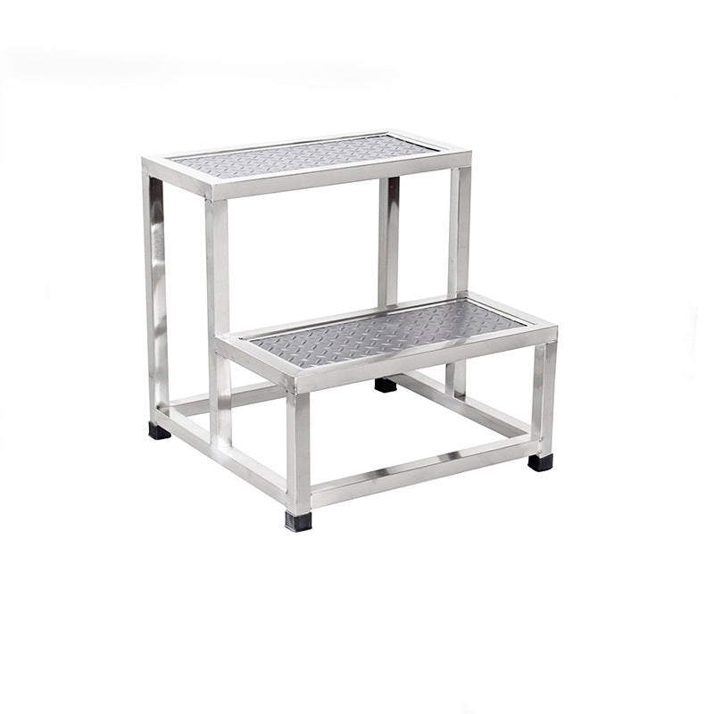 Stainless Steel Step Stool for Home, Hospital, or Industrial Use - Single, Double, or Triple Layer