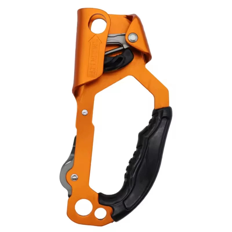 Handheld Ascender with Pulley for Rock Climbing and Aerial Work