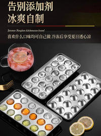 304 Stainless Steel Spherical Ice Cube Mold with Storage Box for Whiskey and Cocktails