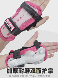 Kids' Roller Skating Protective Gear Set with Wrist Guards, Elbow Pads, and Knee Pads