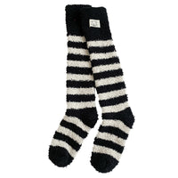 Women's Thick Coral Fleece Striped Thermal Sleep Socks