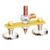Magnetic Ground Clamp for Welding and Sheet Metal Repair