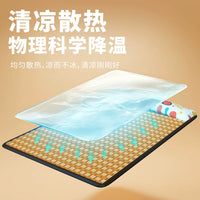 Pet Cooling Mat for Dogs and Cats, Summer Breathable Ice Silk Pad, Washable and Bite-Resistant Pet Bed