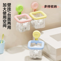 Macaron Suction Cup Corner Shelf for Bathroom & Kitchen - No-Drill Wall-Mounted Organizer
