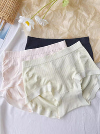 Women's High Waist Cotton Briefs with Antibacterial Gusset, Tummy Control & Butt Lift