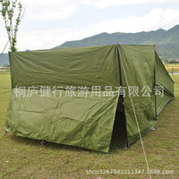 Premium Rodless A-Frame Tent for 3-4 People, Outdoor Camping Shelter