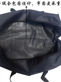 Canvas Large Capacity Tool Bag Outdoor Tent Pole Storage Carry Bag
