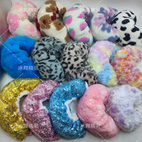 DVWVB Ice Dance Spirit Figure Skating Blade Covers Absorbent Cotton Plush Sequin Soft Blade Guards