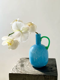 NTSTUDIO French Style Mini Glass Vase for Desktop Decor