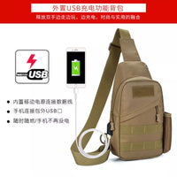 Multifunctional Fishing Tackle Bag Waist Pack Outdoor Shoulder Crossbody Backpack Waterproof Wear-resistant Fishing Tool Bag