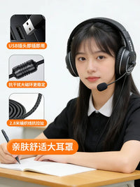 Decibel Workshop USB Headset with Microphone for English Listening & Speaking Exams