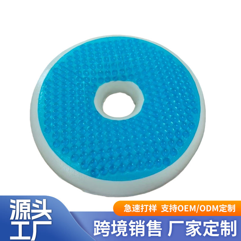 Memory Foam Gel Toilet Seat Cushion, Slow Rebound Hemorrhoid Gel Seat Cushion for Office Chair