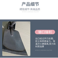 Garden Hoe for Weeding, Planting, and Cultivating - Manganese Steel