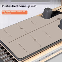 Pilates Reformer Mat, Non-Slip PU Rubber Core Bed Protector Pad for Studio Training