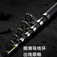 Fiberglass Telescopic Fishing Rod and Reel Combo Set for Saltwater and Freshwater Angling